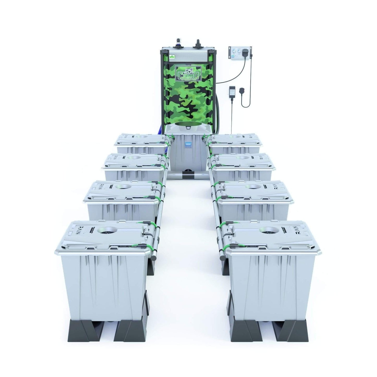 Alien RAIN™ 8 Pot 15L PRO Silver Series - Include Tank