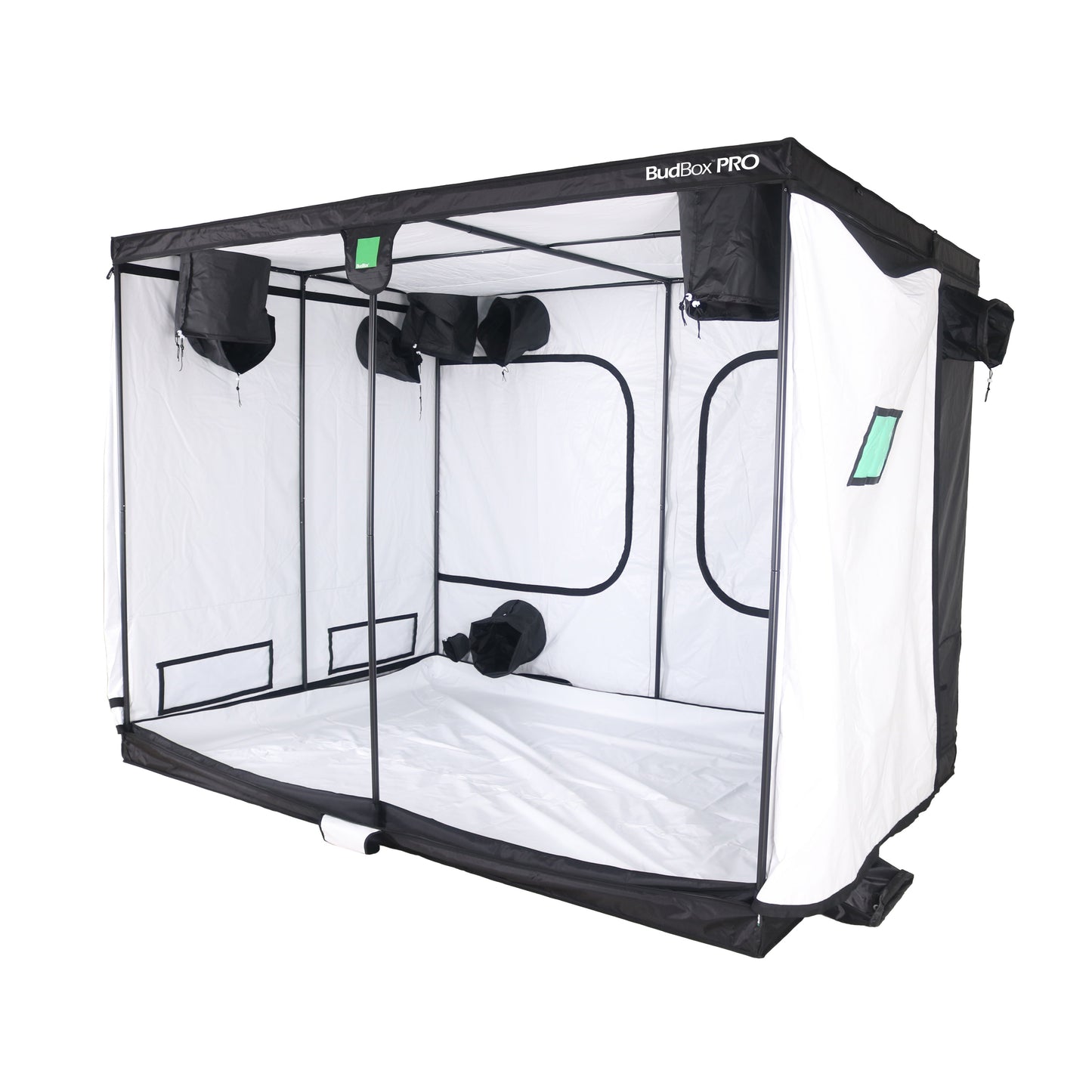 Bud Box Pro 300 x 200 Grow Tent - Standard & XL Height (White/Silver Lining) - White Lining - 2.2m Tall