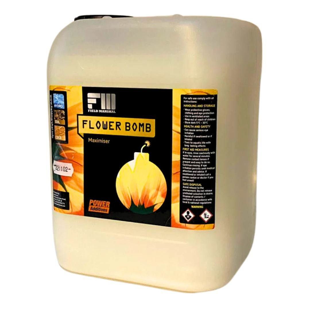 Flower Bomb Maximiser Additive | Explosive Yield Booster for Bloom Phase - 5L