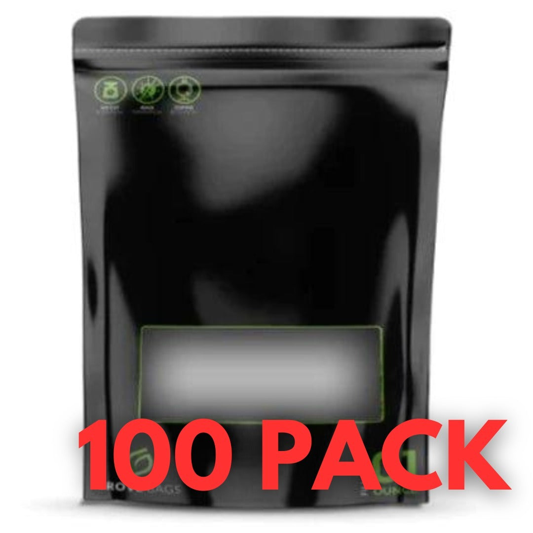 Grove Bags - 1 Ounce Window (28g) - 100 Pack