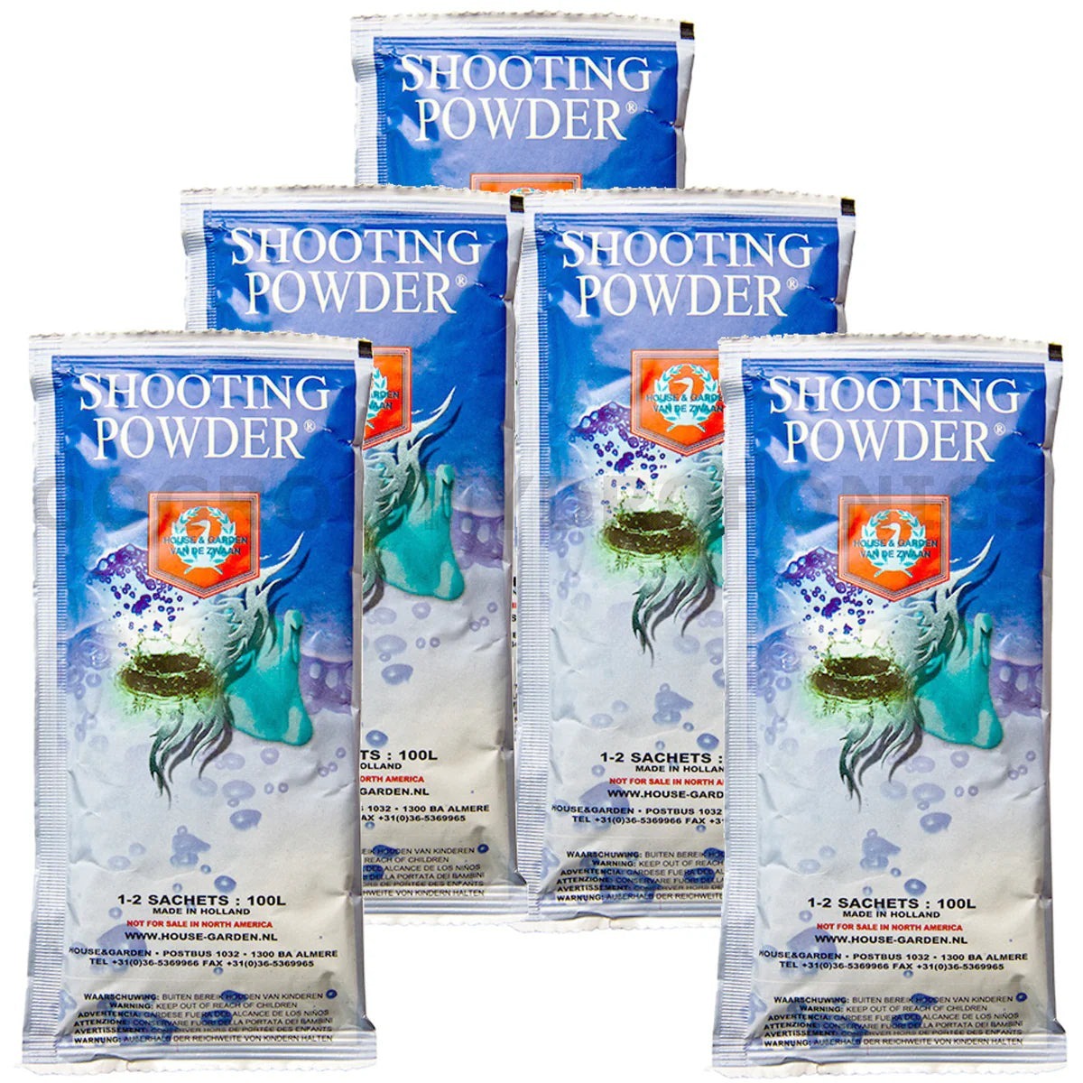 House & Garden - Shooting Powder - 5 SATCHET