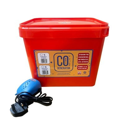 Mother Nature Co2 Generator (includes single oulet air pump) - 10L / No Timer