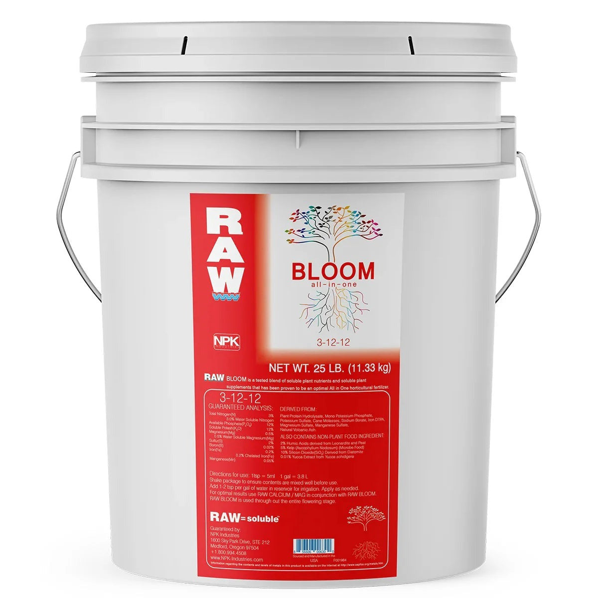 Raw Nutrients - Bloom Complete - 25lb