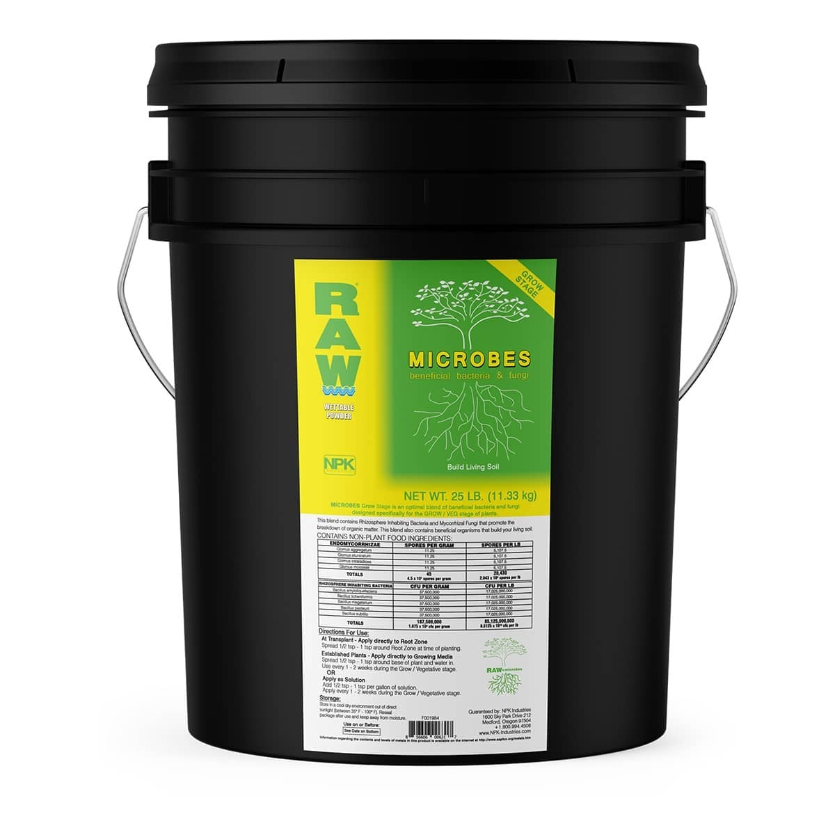 Raw Nutrients - Grow Microbes - 25lb