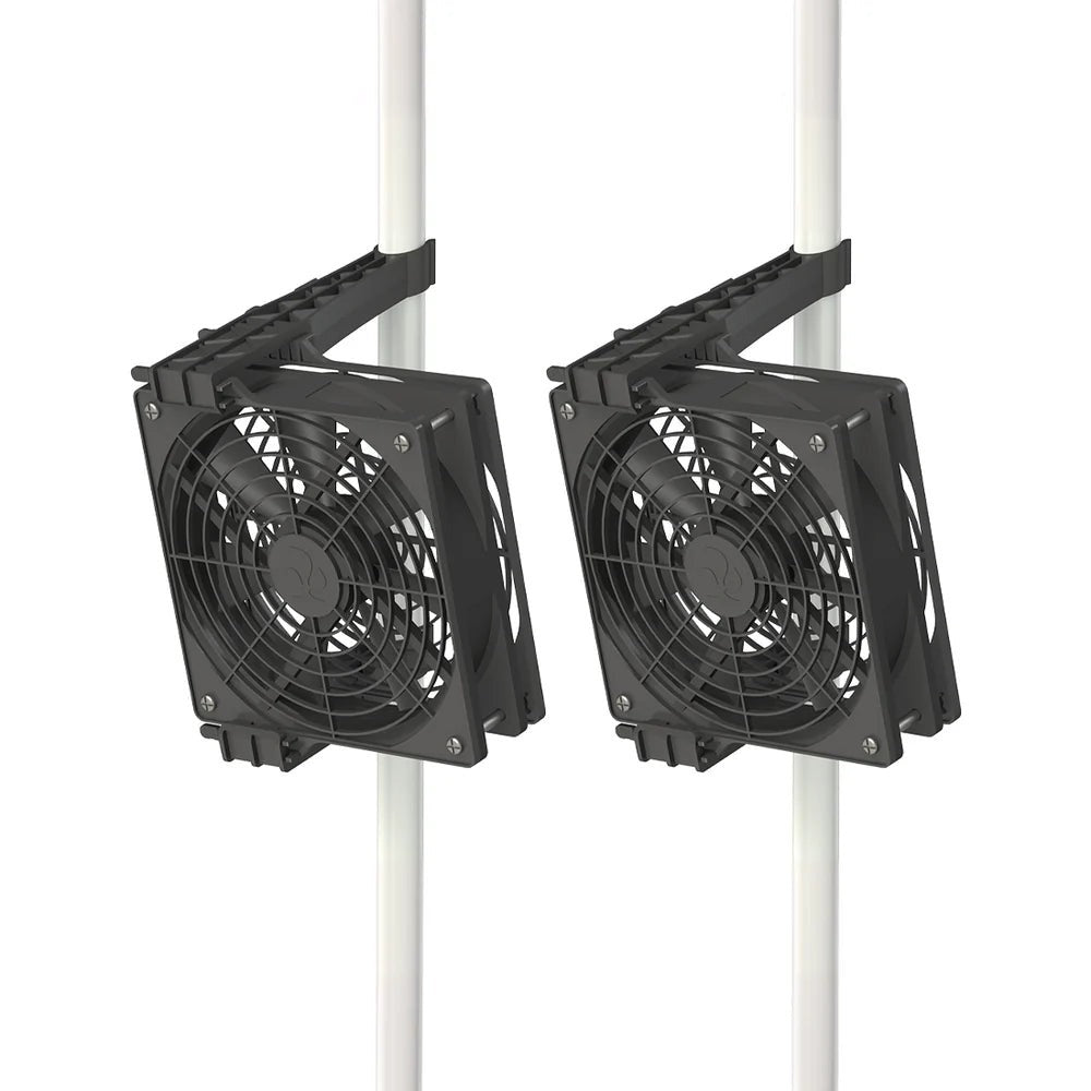 Secret Jardin Monkey Fan 24V Pole Mounted - Twin Pack