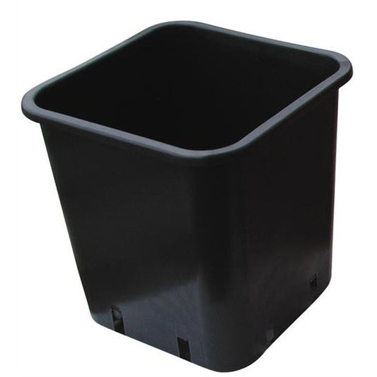 Square Black Plastic Pots 0.5L