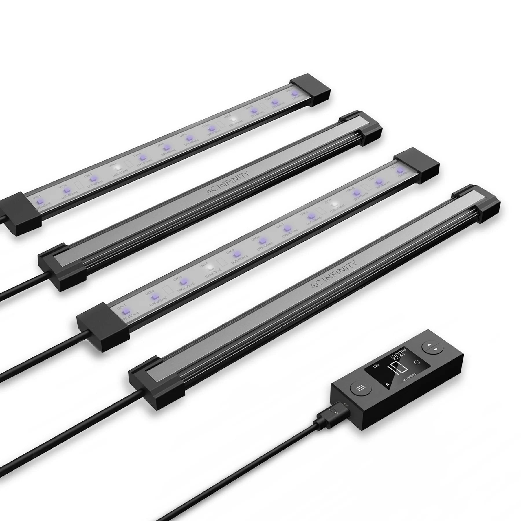 AC Infinity Ionbeam U4-11 | UV LED Grow Light - 11 Inch 4 Bar Kit (AC-NEU11-4)