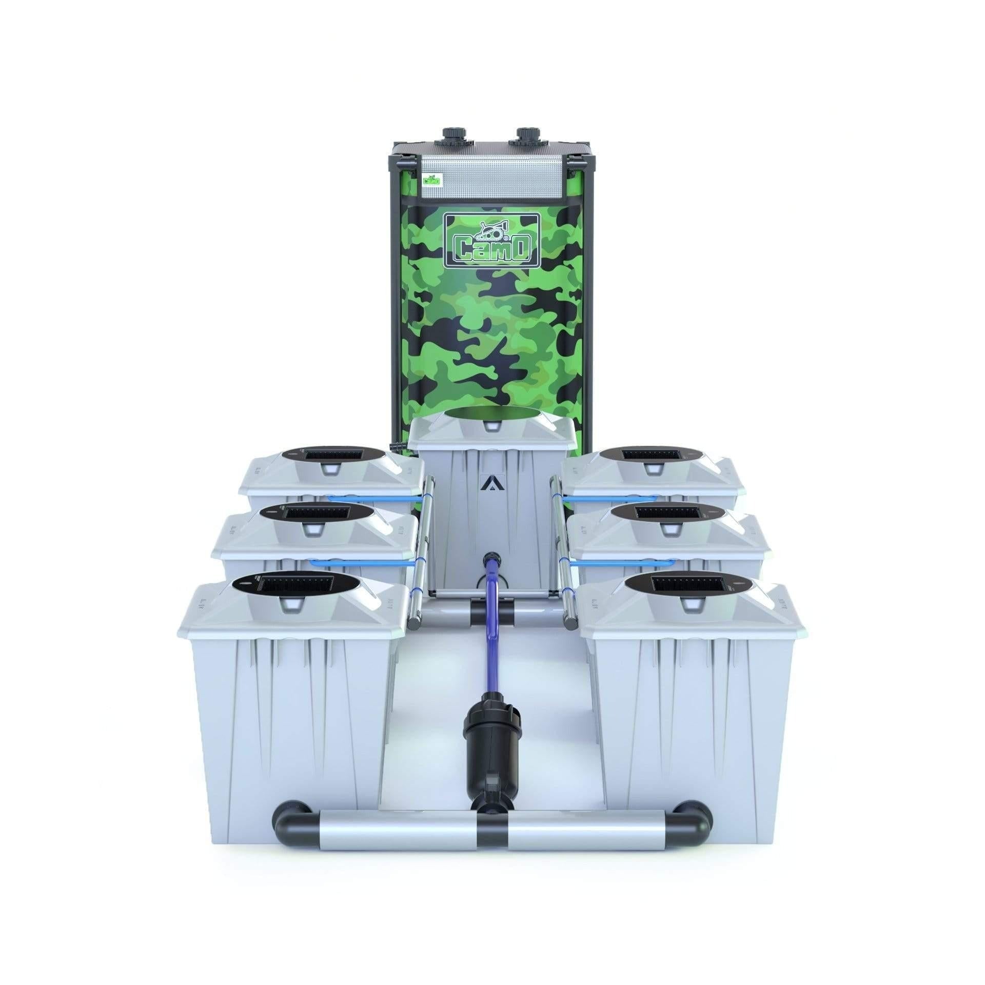ALIEN® RDWC 6 Pot 20L PRO Silver Series - No Tank / No Pump