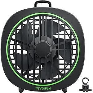 AeroWave D4 4″ Clip Fan – Whisper‑Quiet Air Circulation with Adjustable Speed - Single Fan