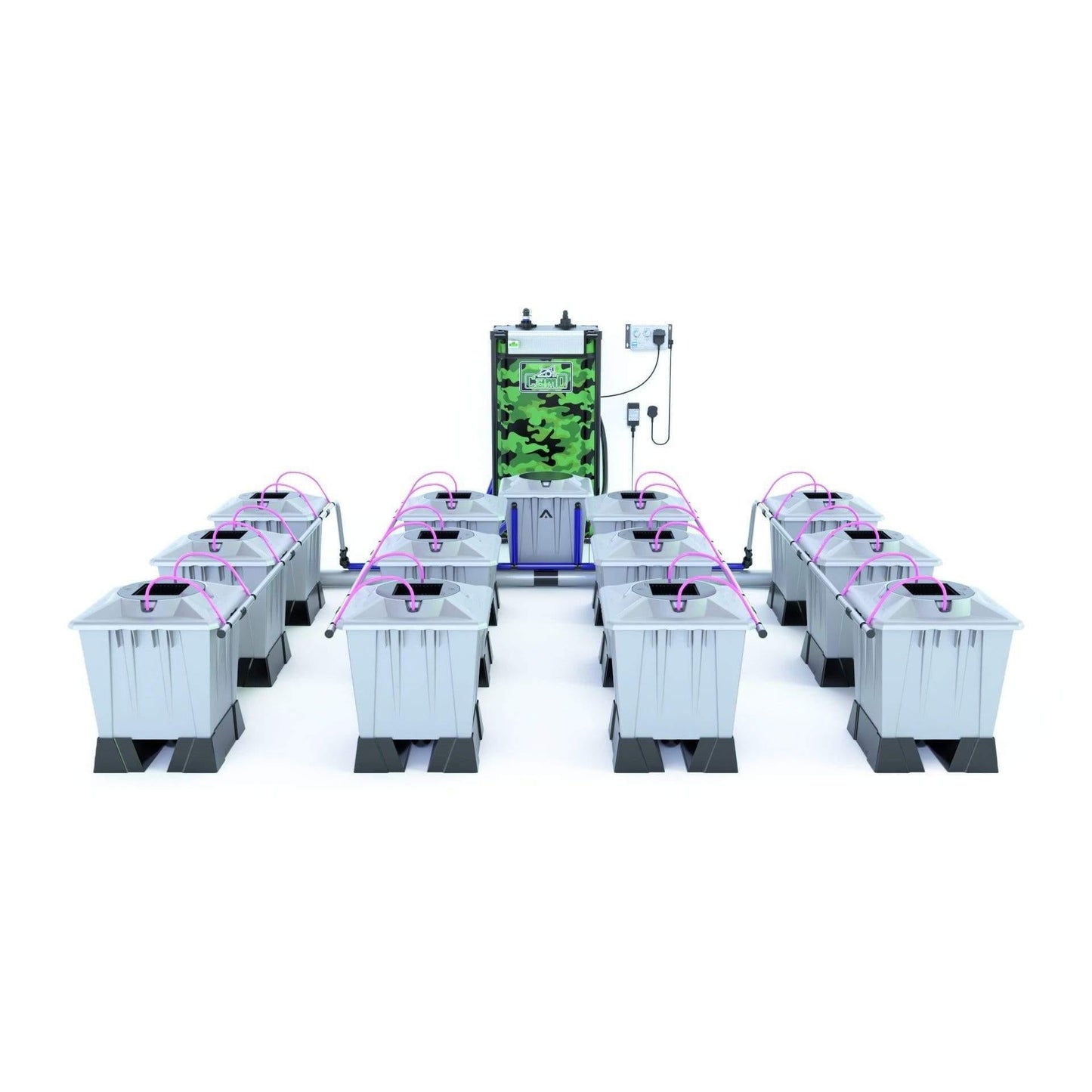 Alien AERO™ 12 Pot 15L PRO Silver Series - Include Tank
