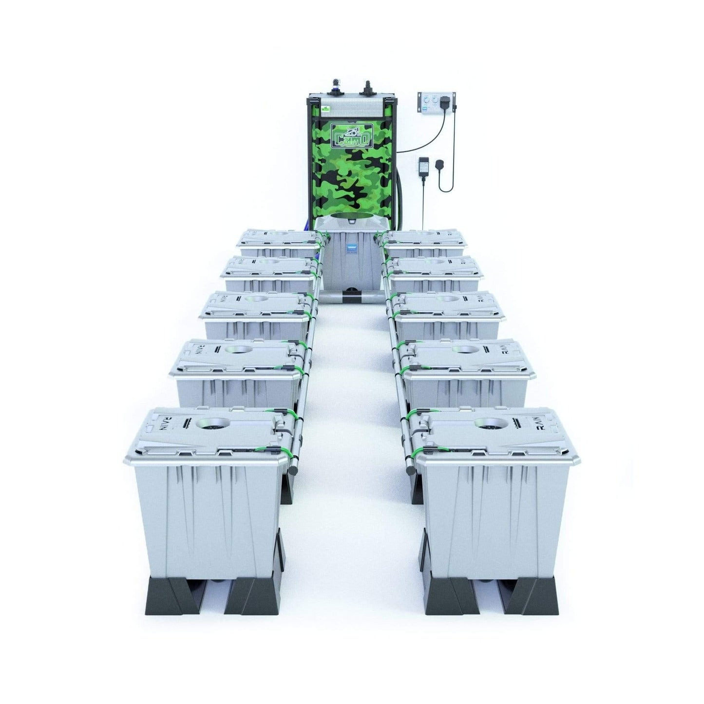 Alien RAIN™ 10 Pot 15L PRO Silver Series - No Tank