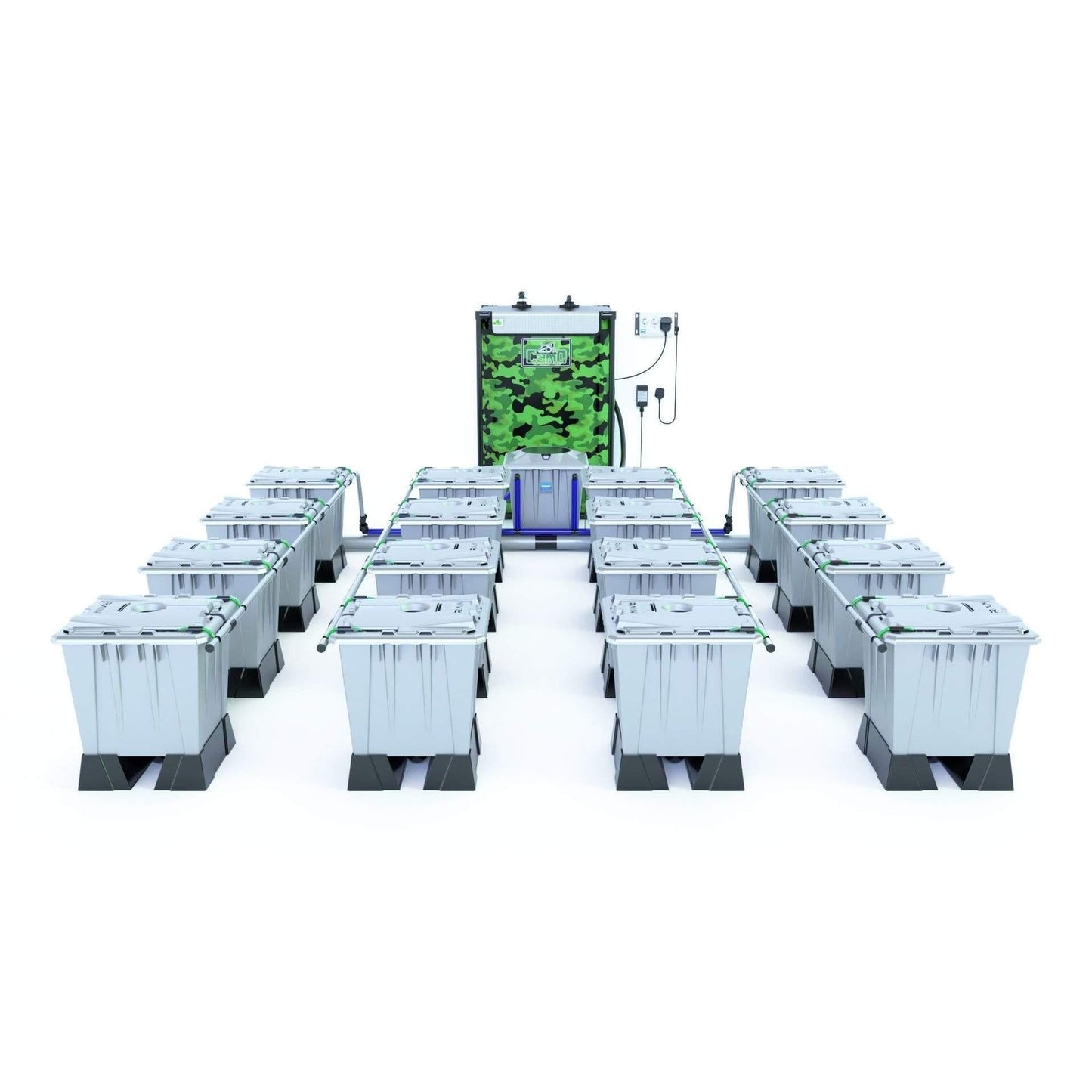 Alien RAIN™ 16 Pot 15L PRO Silver Series - No Tank