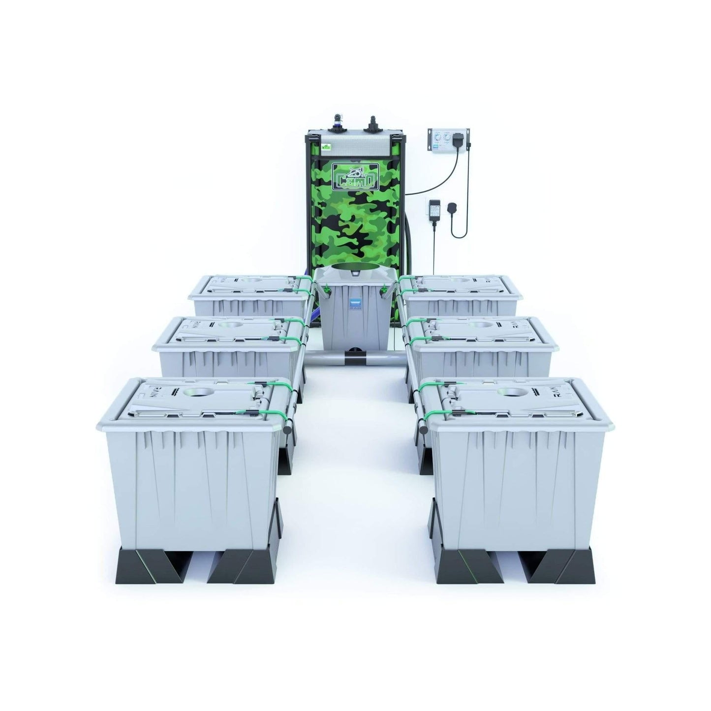 Alien RAIN™ 6 Pot 30L PRO Silver Series - Include Tank