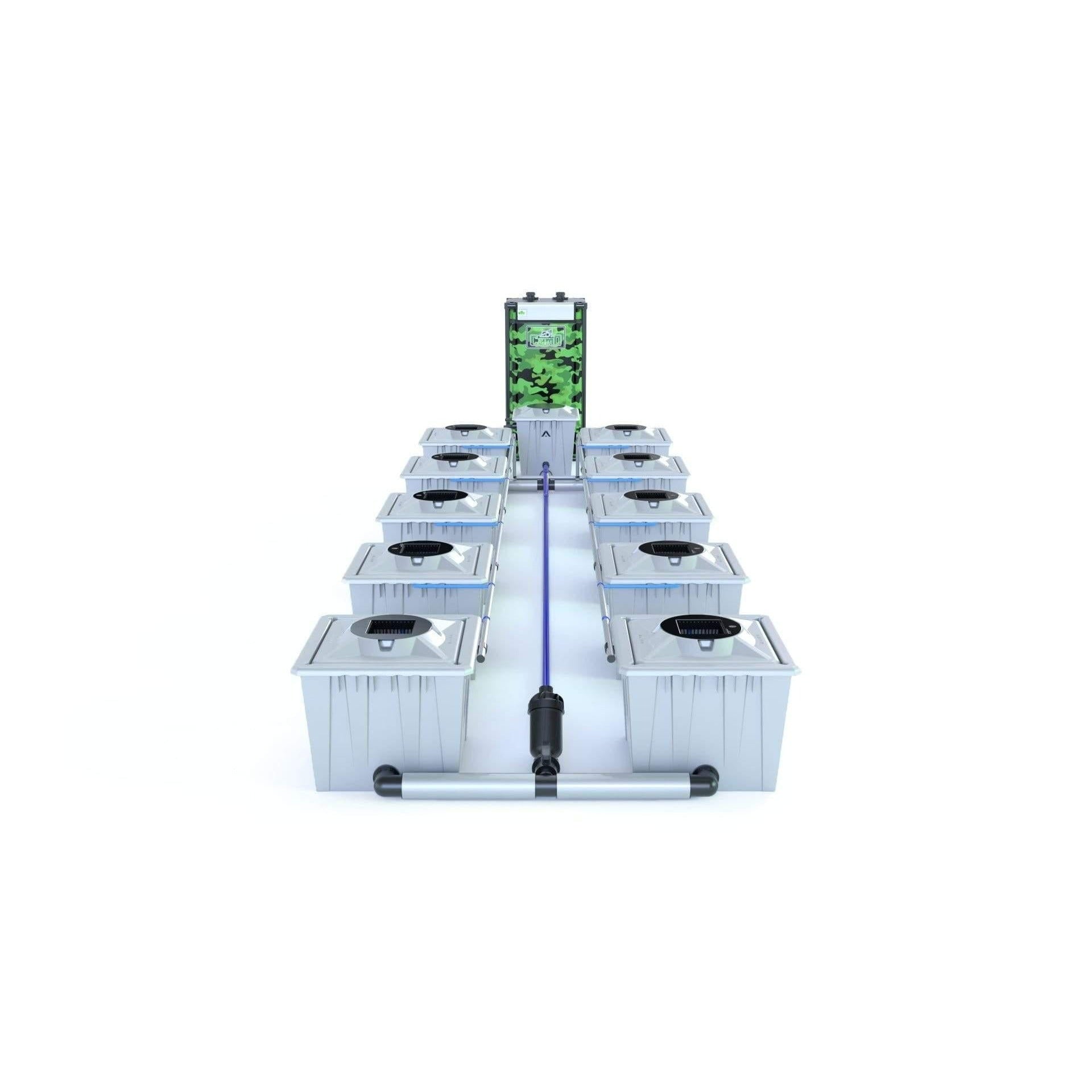 Alien RDWC 10 Pot 36L PRO Silver Series - No Tank / No Pump