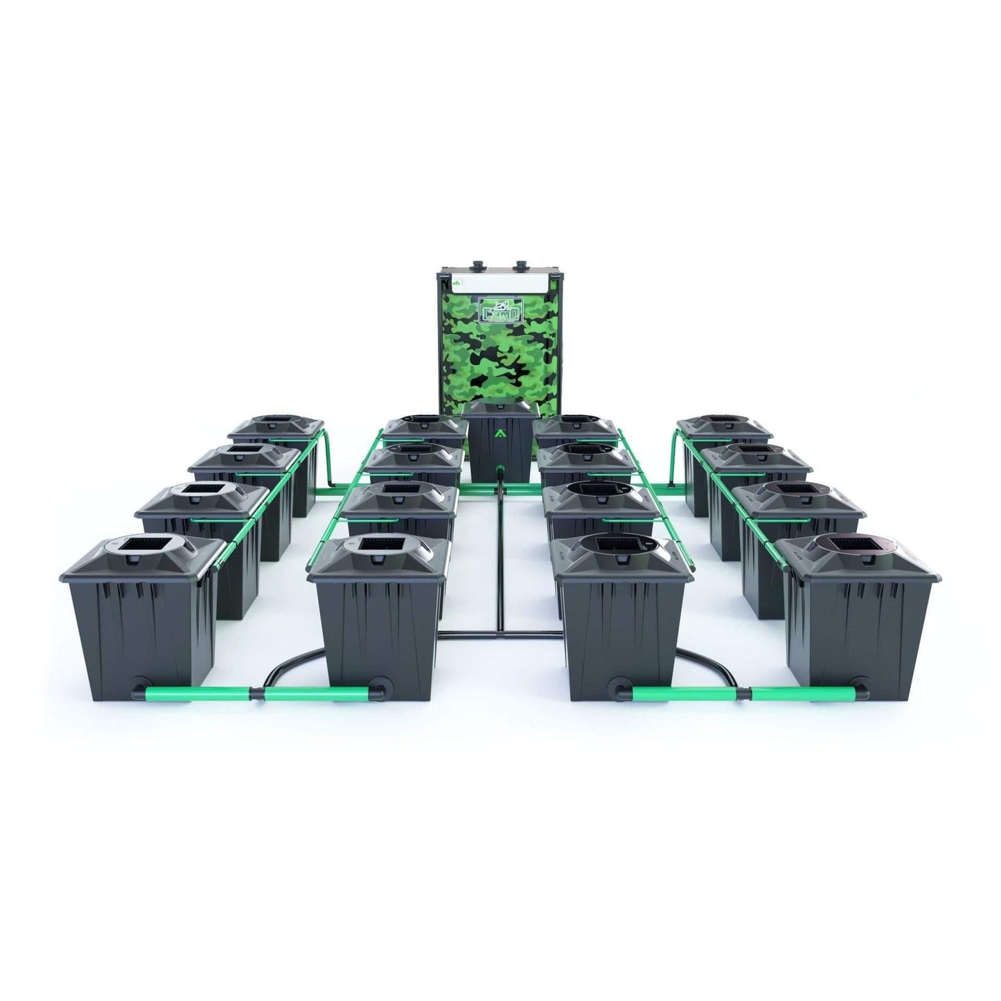 Alien RDWC 16 Pot 20L Black Series - No Tank / JET-STREAM™ SILENT 4.0 - 3500LPH