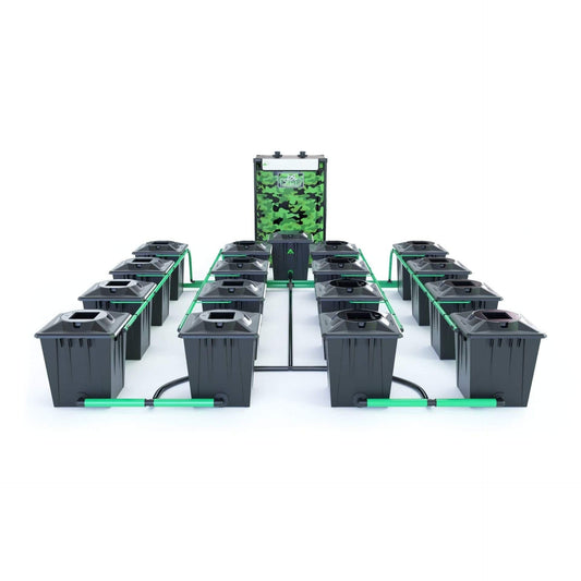 Alien RDWC 16 Pot 20L Black Series - No Tank / No Pump