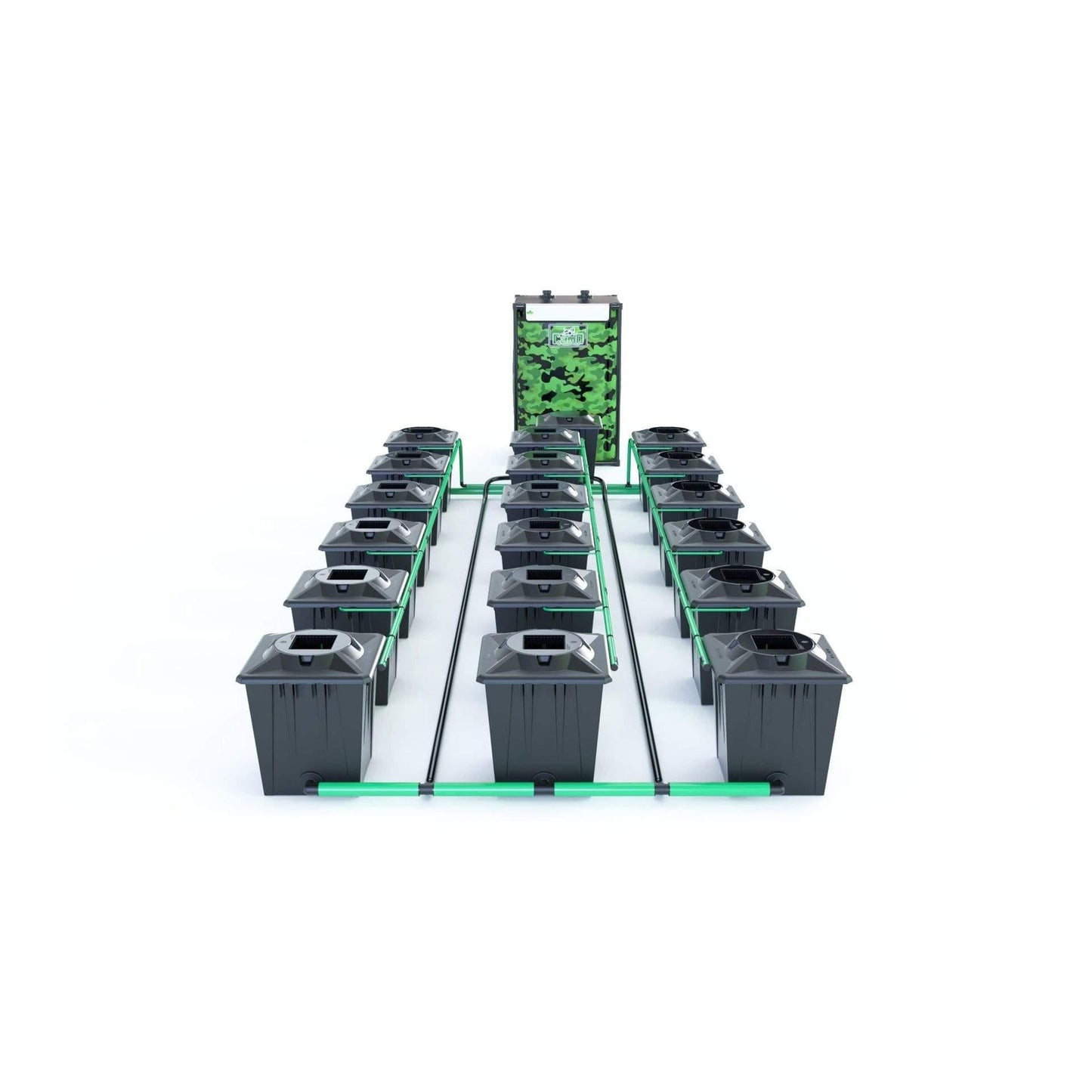Alien RDWC 18 Pot 20L Black Series - No Tank / JET-STREAM™ SILENT 1.0 - 950LPH