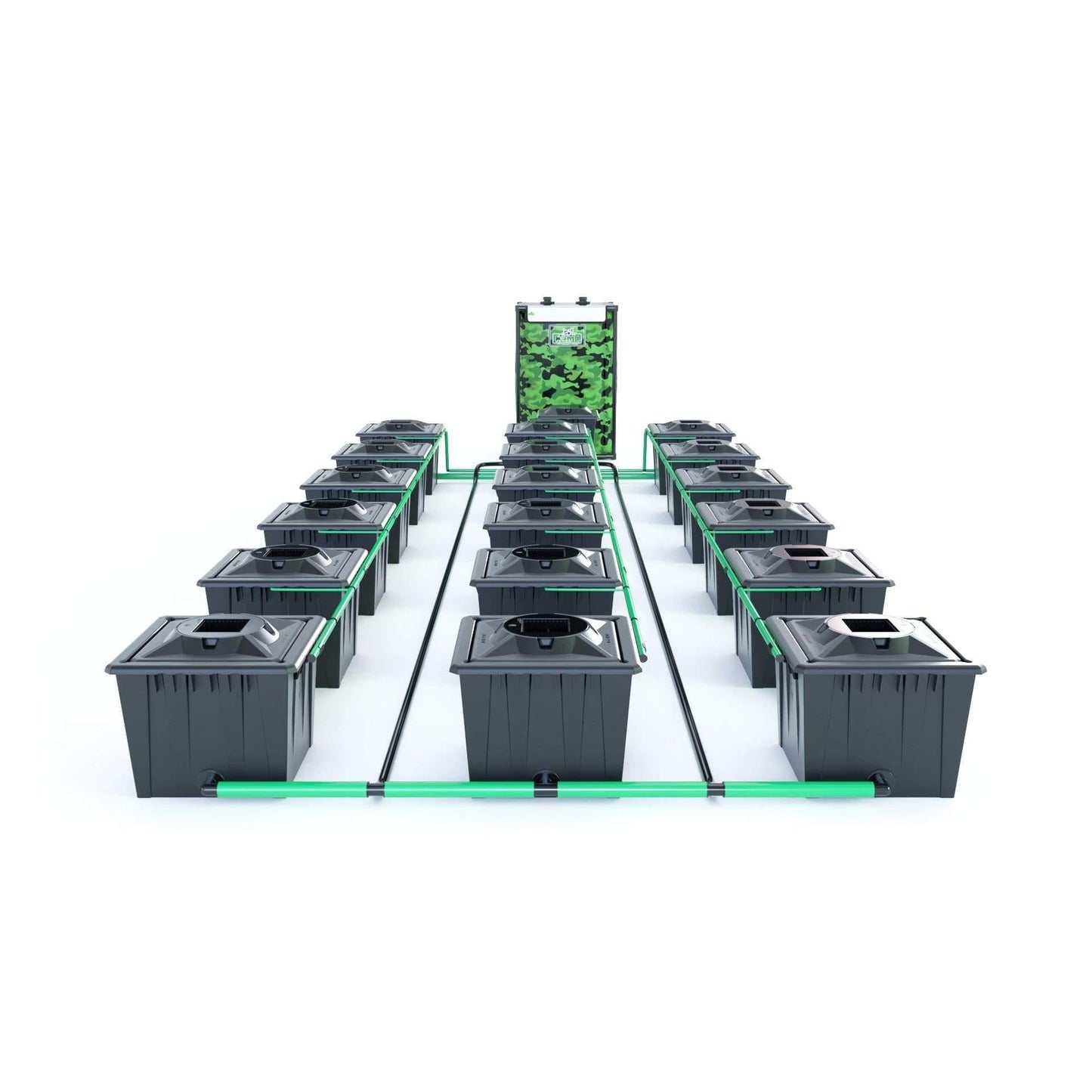 Alien RDWC 18 Pot 36L Black Series - No Tank / JET-STREAM™ SILENT 1.5 - 1350LPH