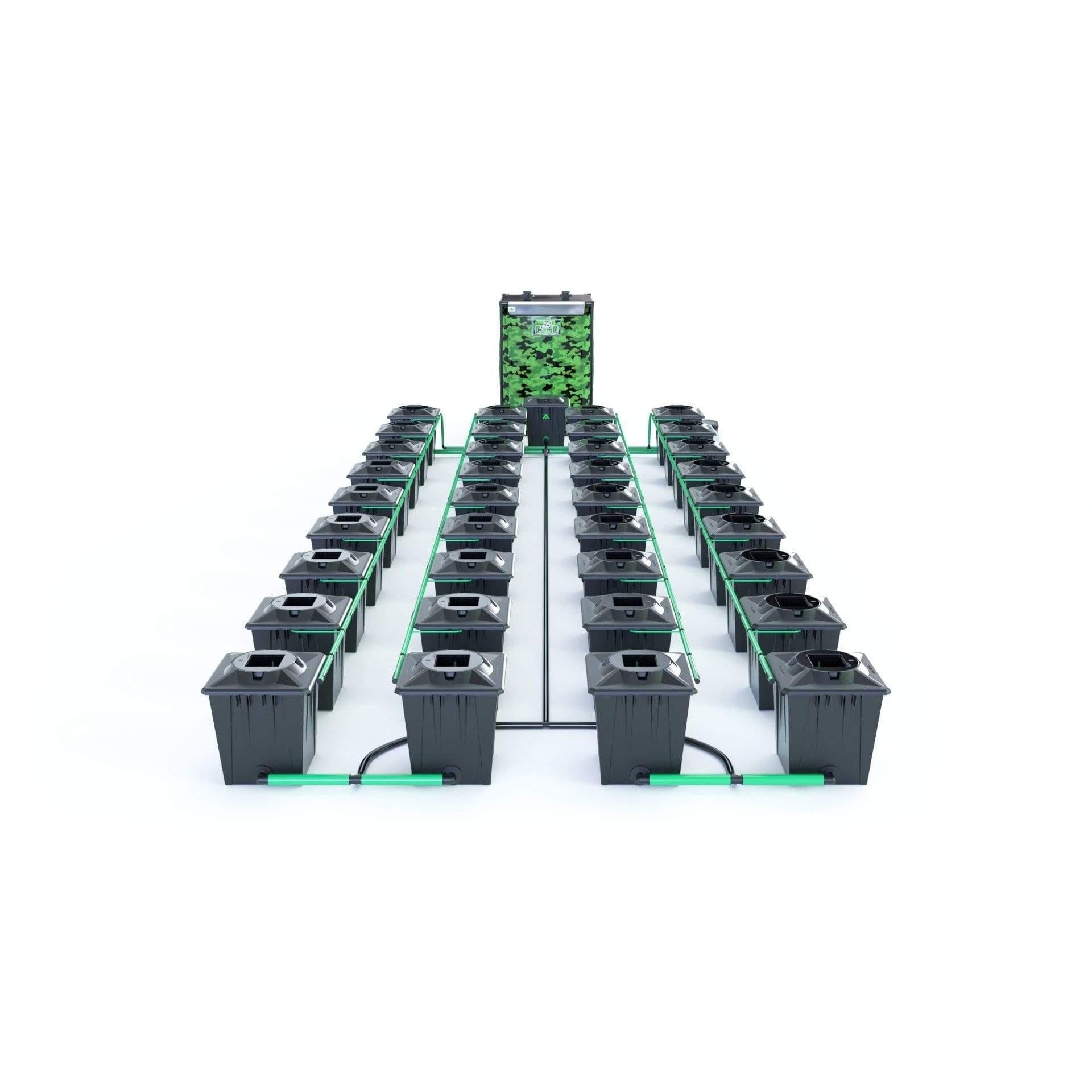Alien RDWC 36 Pot 20L Black Series - No Tank / No Pump