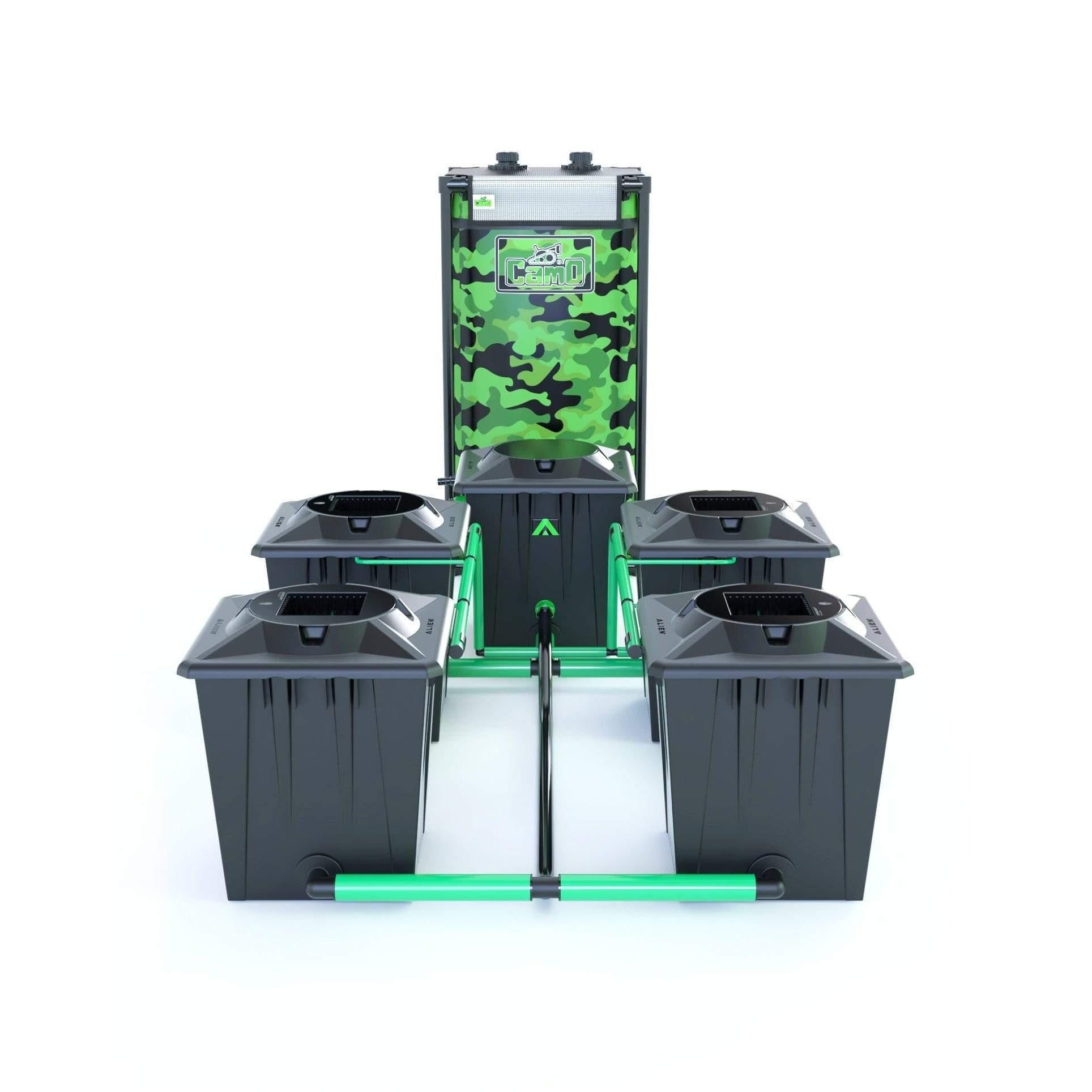 Alien RDWC 4 Pot 20L Black Series - No Tank / No Pump