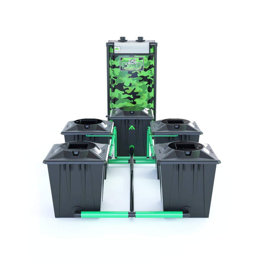 Alien RDWC 4 Pot 20L Black Series - No Tank / No Pump
