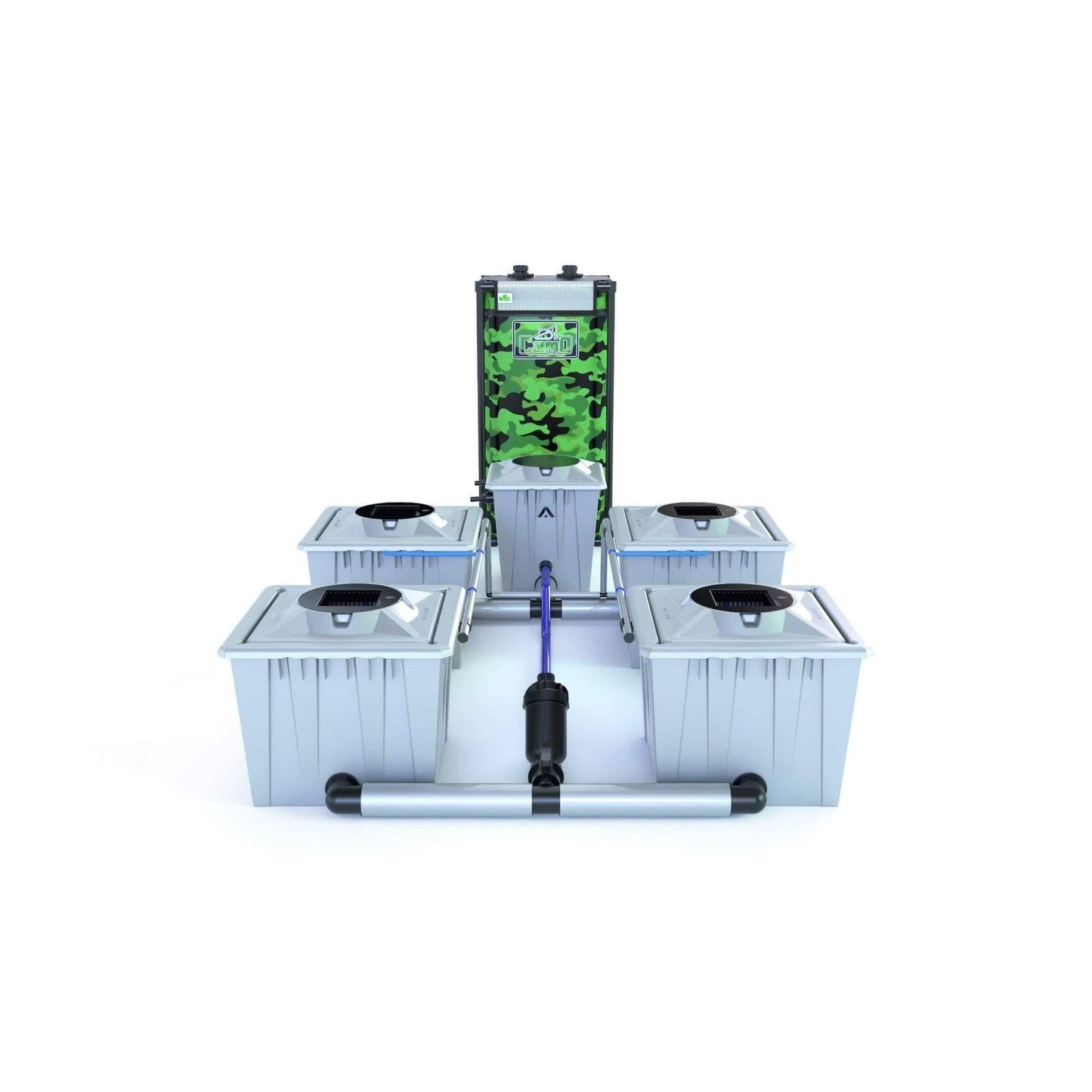 Alien RDWC 4 Pot 36L PRO Silver Series - No Tank / No Pump