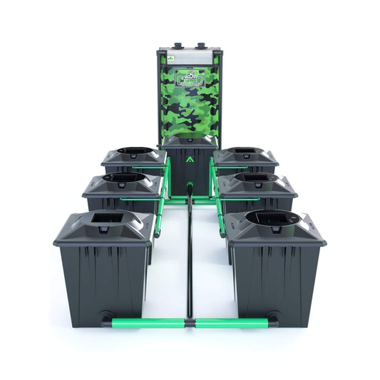 Alien RDWC 6 Pot 20L Black Series - No Tank / No Pump