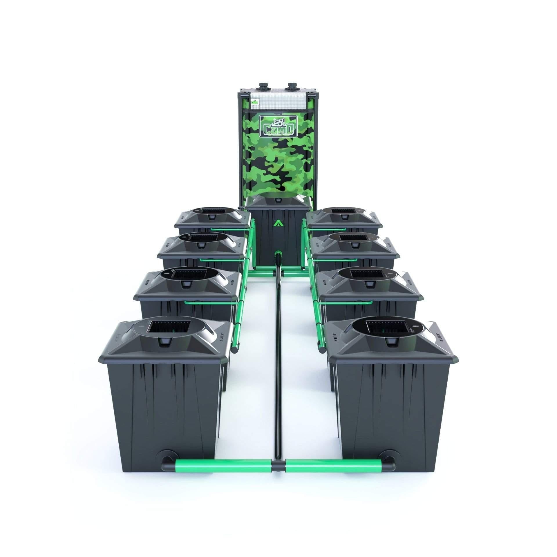 Alien RDWC 8 Pot 20L Black Series - No Tank / No Pump