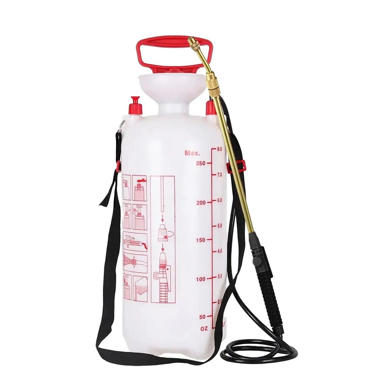 Aquadrive Pressure Pump Sprayers - 8L