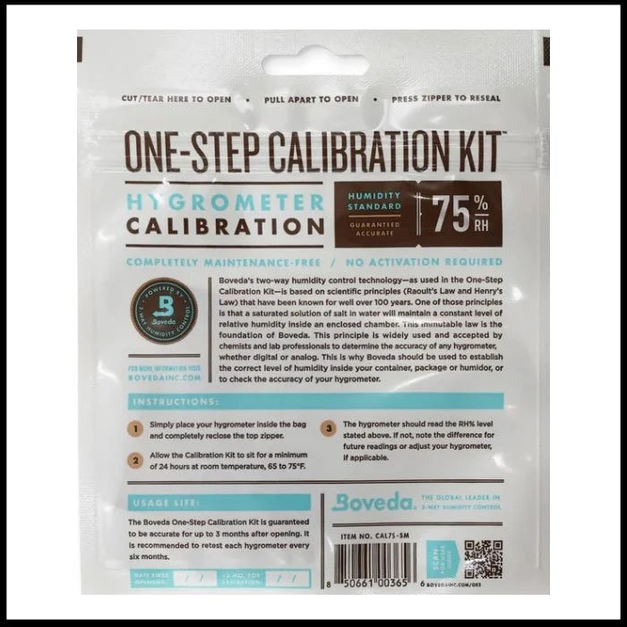 Boveda Humidity Calibration Kit 75%