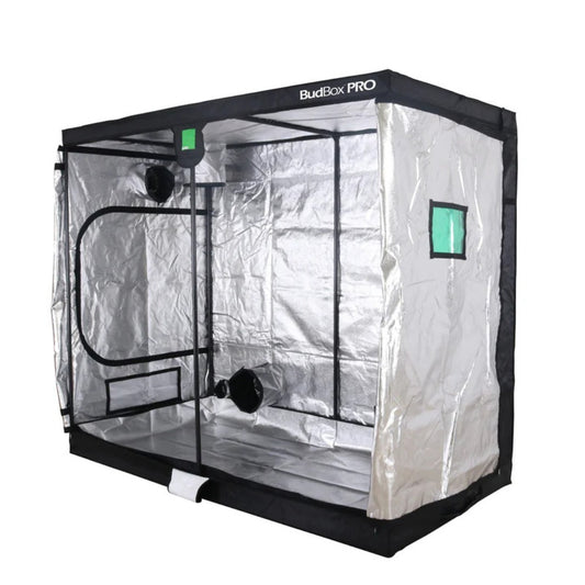BudBox 240 x 120 Grow Tent – Standard & XL Height (White/Silver Lining) - Silver Lining - 2.0m Tall