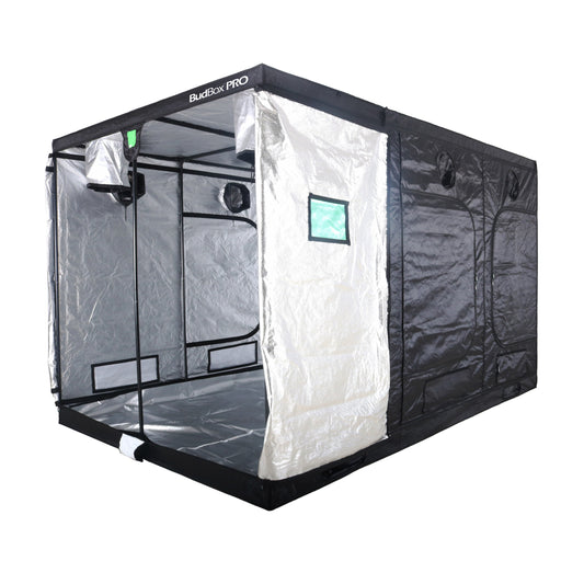 Bud Box Pro - 240 x 360 Grow Tent – Standard & XL Height (White/Silver Lining) - Silver Lining - 2.2m Tall