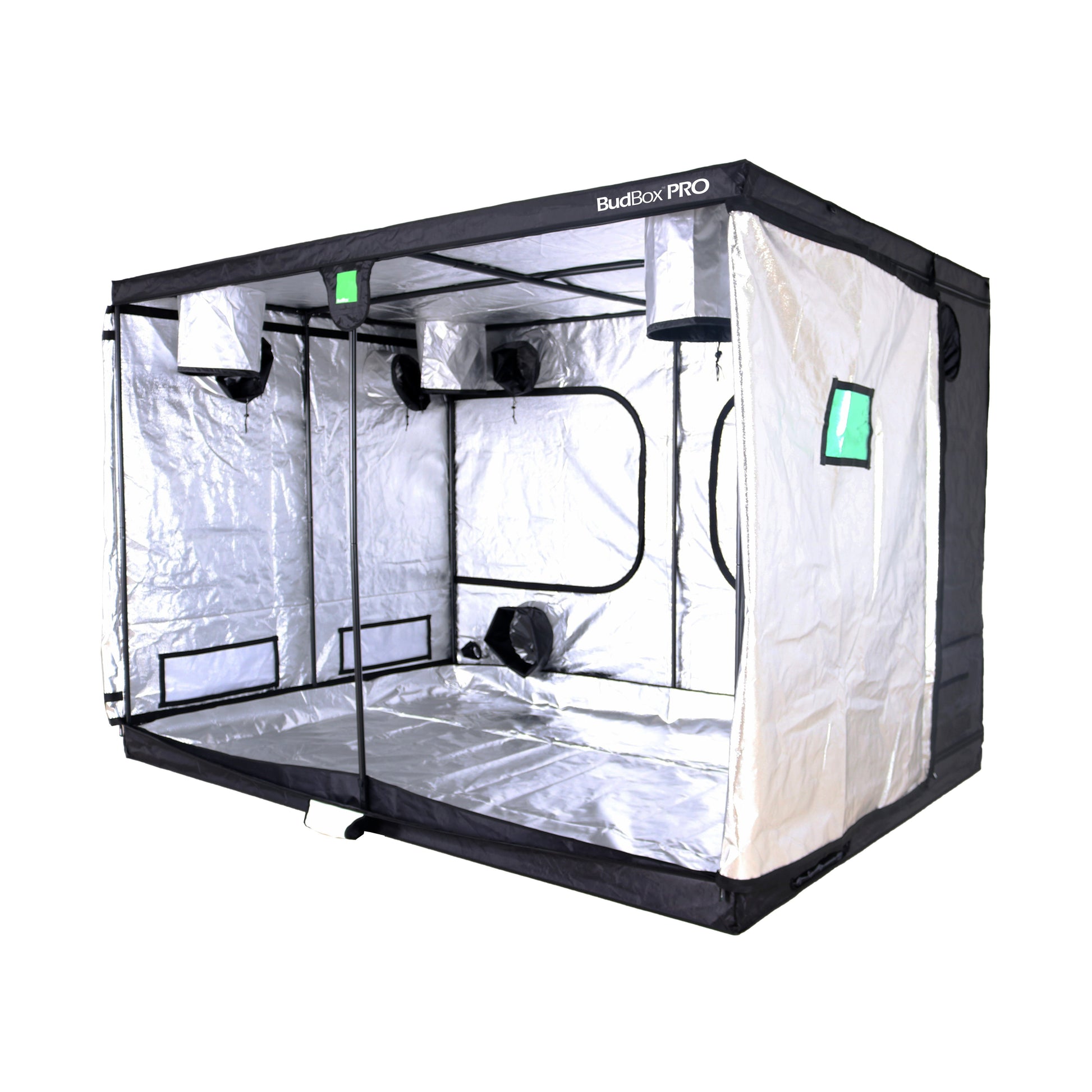 Bud Box Pro 300 x 200 Grow Tent - Standard & XL Height (White/Silver Lining) - Silver Lining - 2.0m Tall