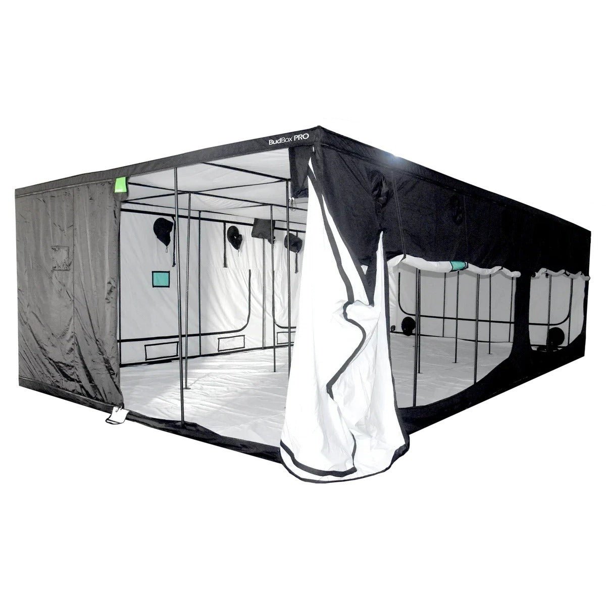 Budbox Pro 450 x 900 Grow Tent – Standard & XL Height (White/Silver Lining) - White Lining - 2.4m Tall