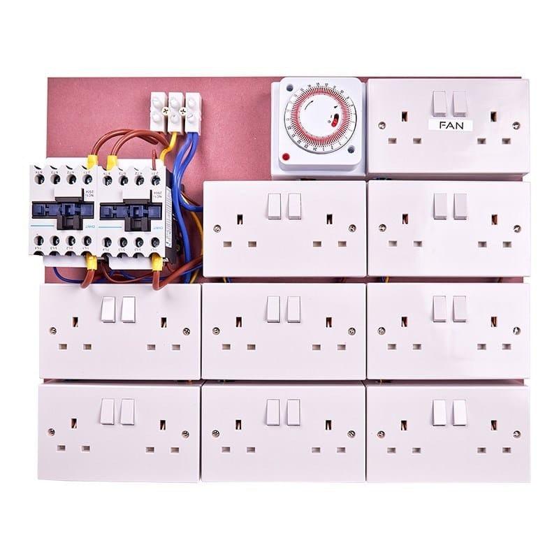 Contactor MDF Board - 16/18 Way