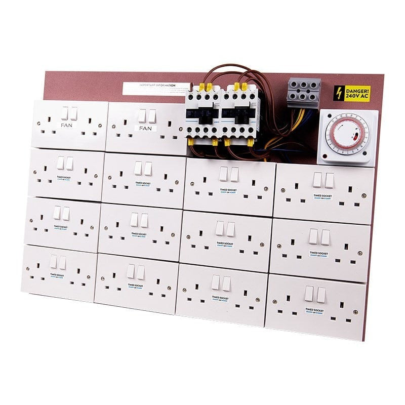 Contactor MDF Board - 24/28 Way