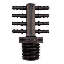 Dripper Manifolds - 8 Outlet Male Dripper Manifold
