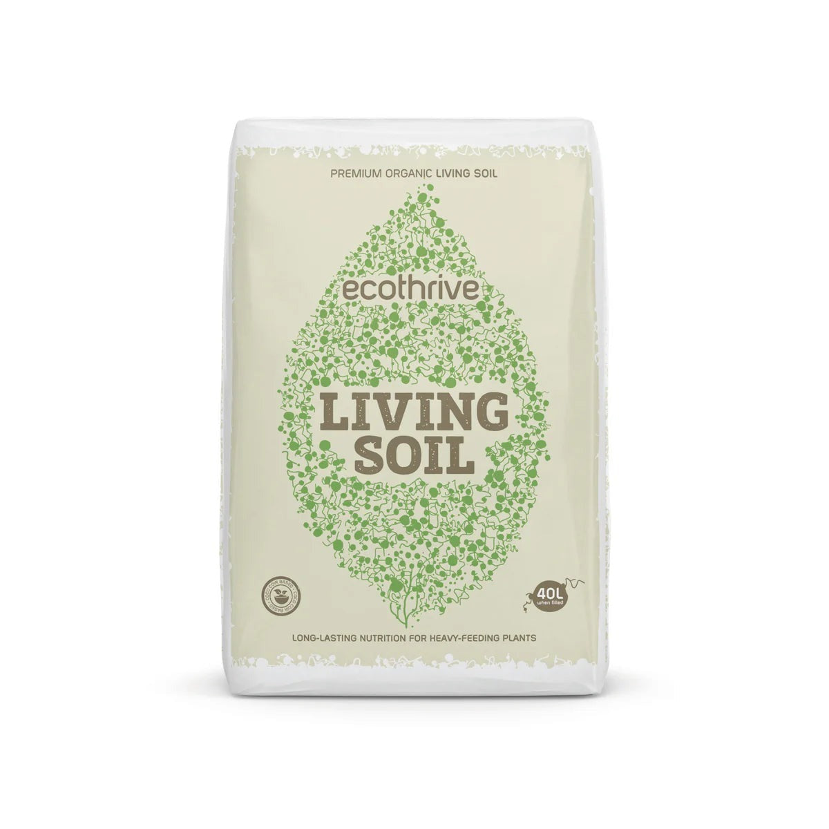 Ecothrive Living Soil 40L - Premium Organic Soil - Living Soil Only
