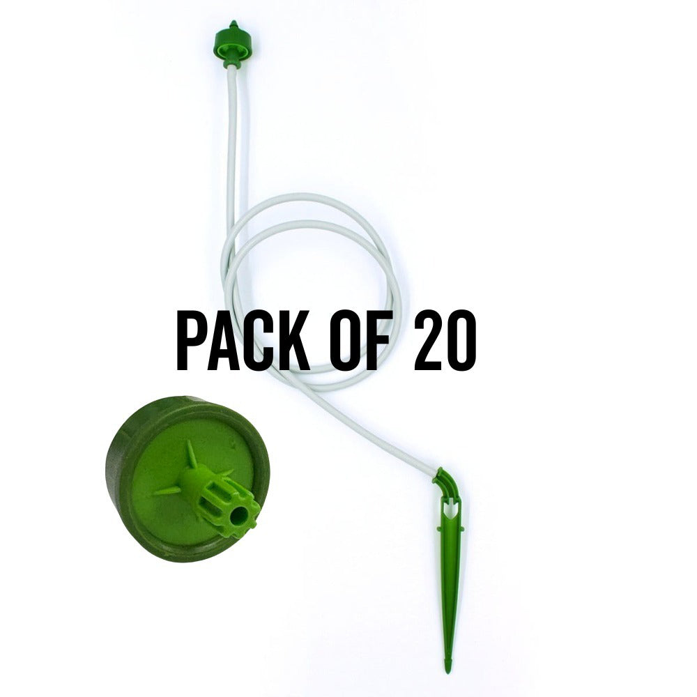 FloraFlex Micro Dripper Assembly - 1 Way | Green 0.5 GPH | 76cm
