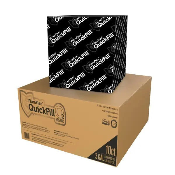 FloraFlex Quick Fill Bag - 3 Gallon | Black O2 Fabric | 60% WHC - Single