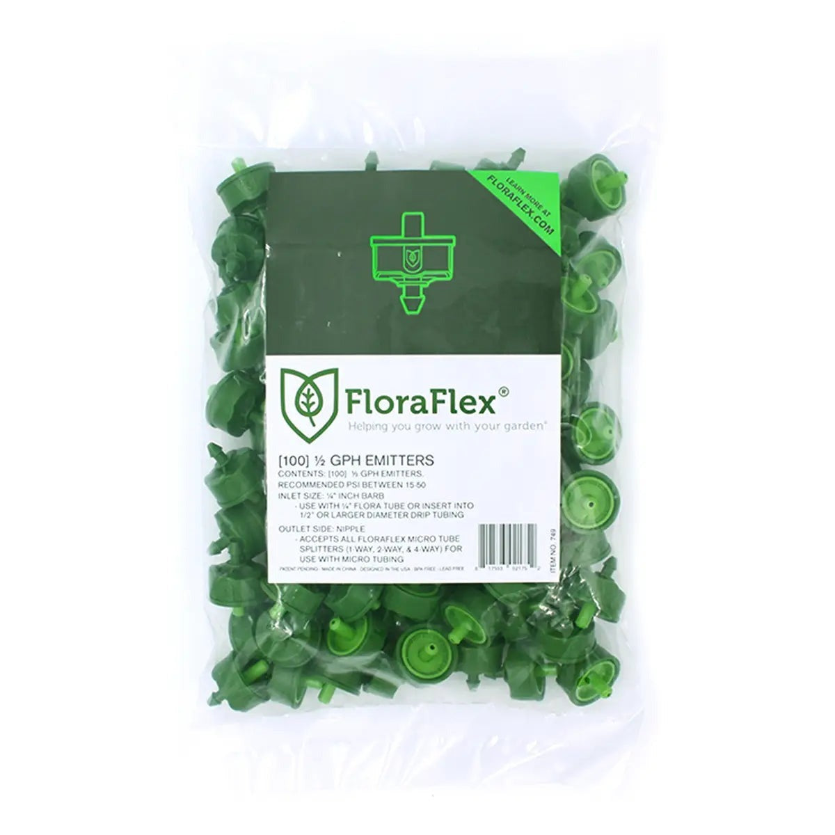 Floraflex Emitter 0.5GPH - Pack of 100