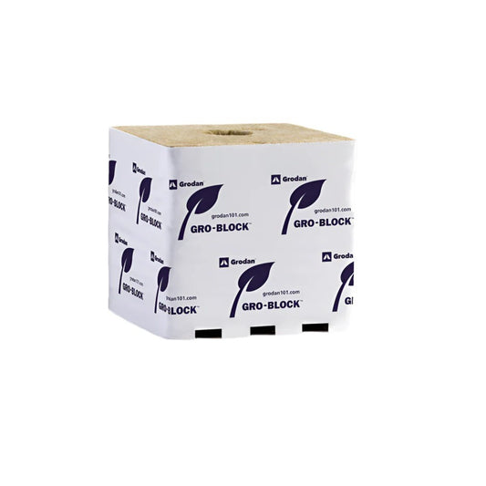 Grodan Gro-Block Improved Hugo 6"x 6"x 5.8" w/ Hole