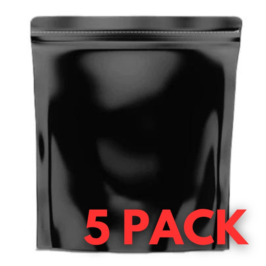 Grove Bags - 16 Ounce Opaque (453g / One Pound) - 5 Pack