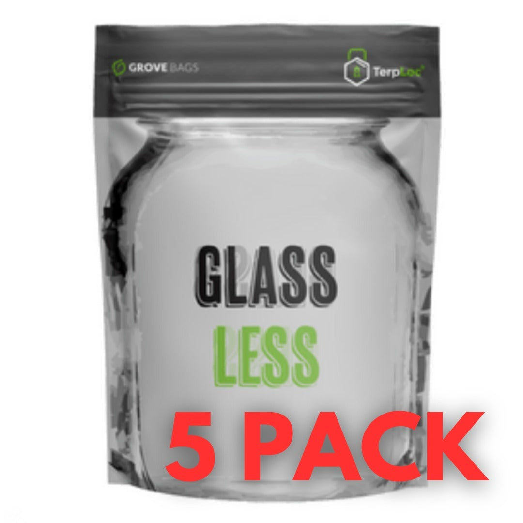 Grove Bags - 1/2 Ounce Glassless (14g) - 5 Pack
