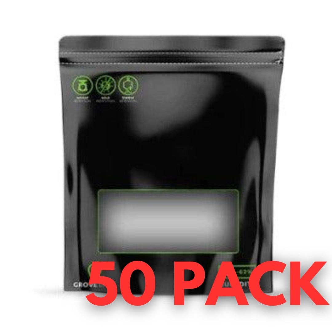 Grove Bags - 1/8 Ounce Window (3.5g) - 50 Pack