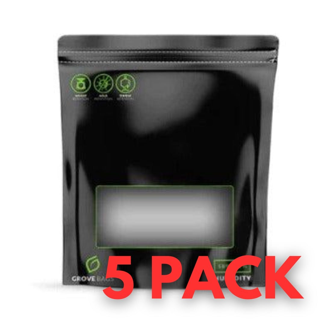 Grove Bags - 1/8 Ounce Window (3.5g) - 5 Pack