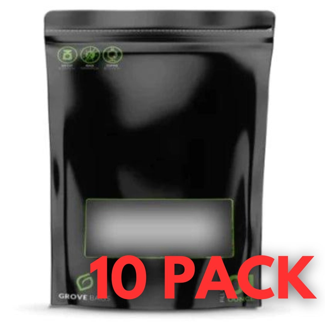 Grove Bags - 1 Ounce Window (28g) - 10 Pack