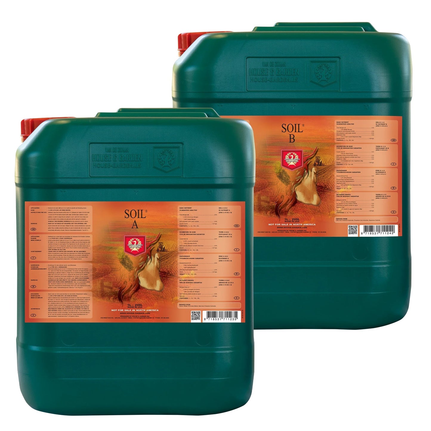 House & Garden - Soil A & B - 10L