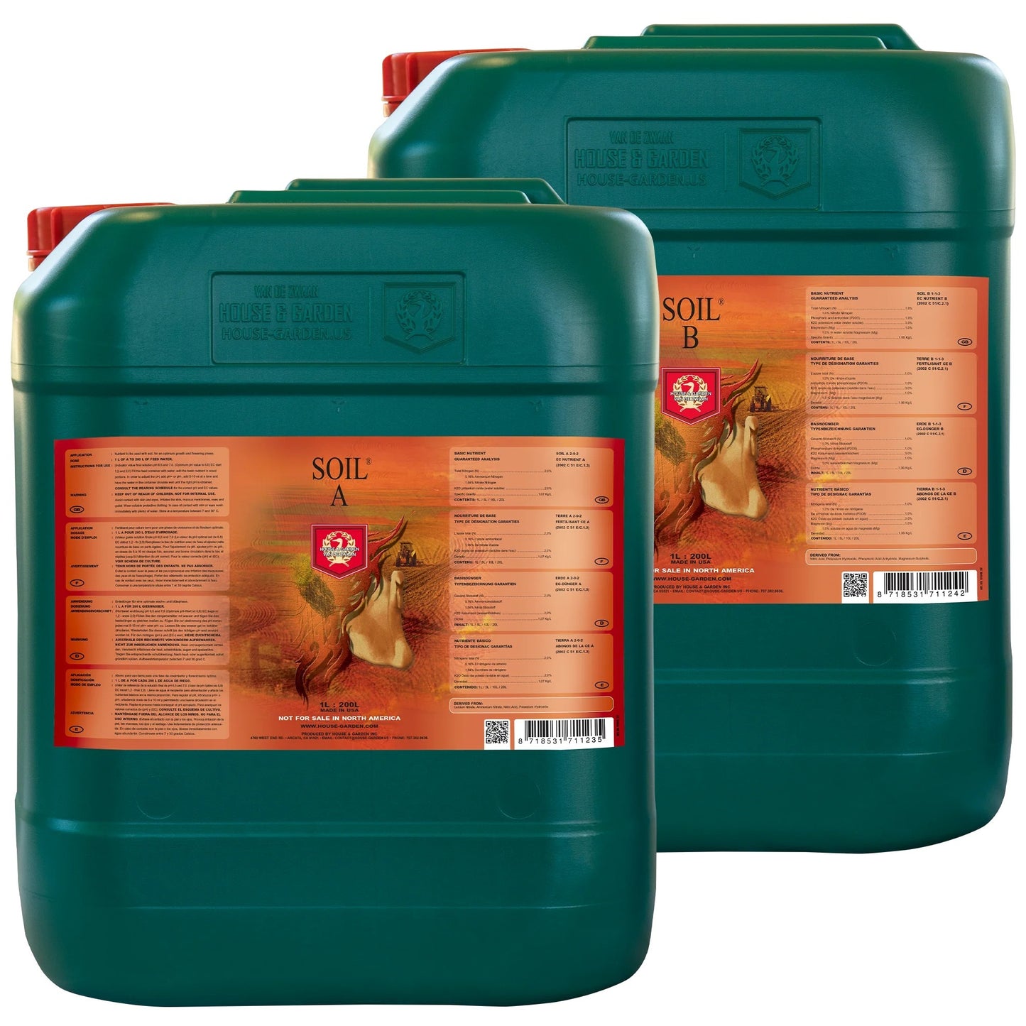 House & Garden - Soil A & B - 20L