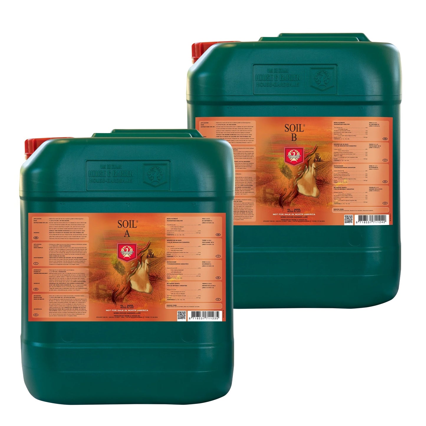 House & Garden - Soil A & B - 5L